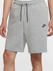 Nike Grey Tech Fleece Shorts - Image 1 of 2