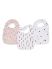 aden + anais White Snap Bibs Three Pack - Image 1 of 5