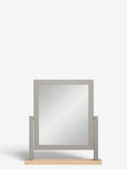 Dove Grey Malvern Paint Effect Dressing Table Mirror - Image 2 of 6