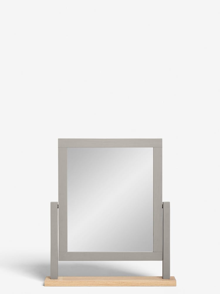 Dove Grey Malvern Paint Effect Dressing Table Mirror - Image 2 of 6