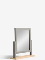 Dove Grey Malvern Paint Effect Dressing Table Mirror - Image 3 of 6