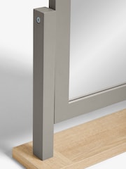 Dove Grey Malvern Paint Effect Dressing Table Mirror - Image 5 of 6