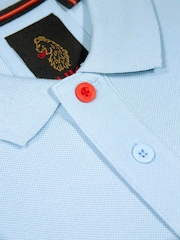 Luke 1977 Sky Blue New Mead Polo Shirt - Image 6 of 6
