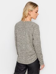 PixieGirl Petite Natural Button Hem Cosy Jumper - Image 2 of 5