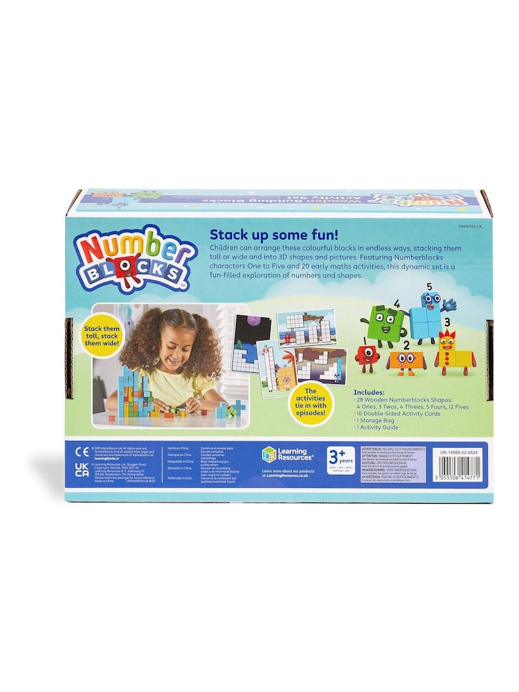 Learning Resources Numberblocks Wooden Building Blocks Activity Set - Image 5 of 5
