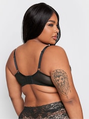 Yours Curve Purple & Black Satin Lace Padded Bras 2 Pack - Image 3 of 5