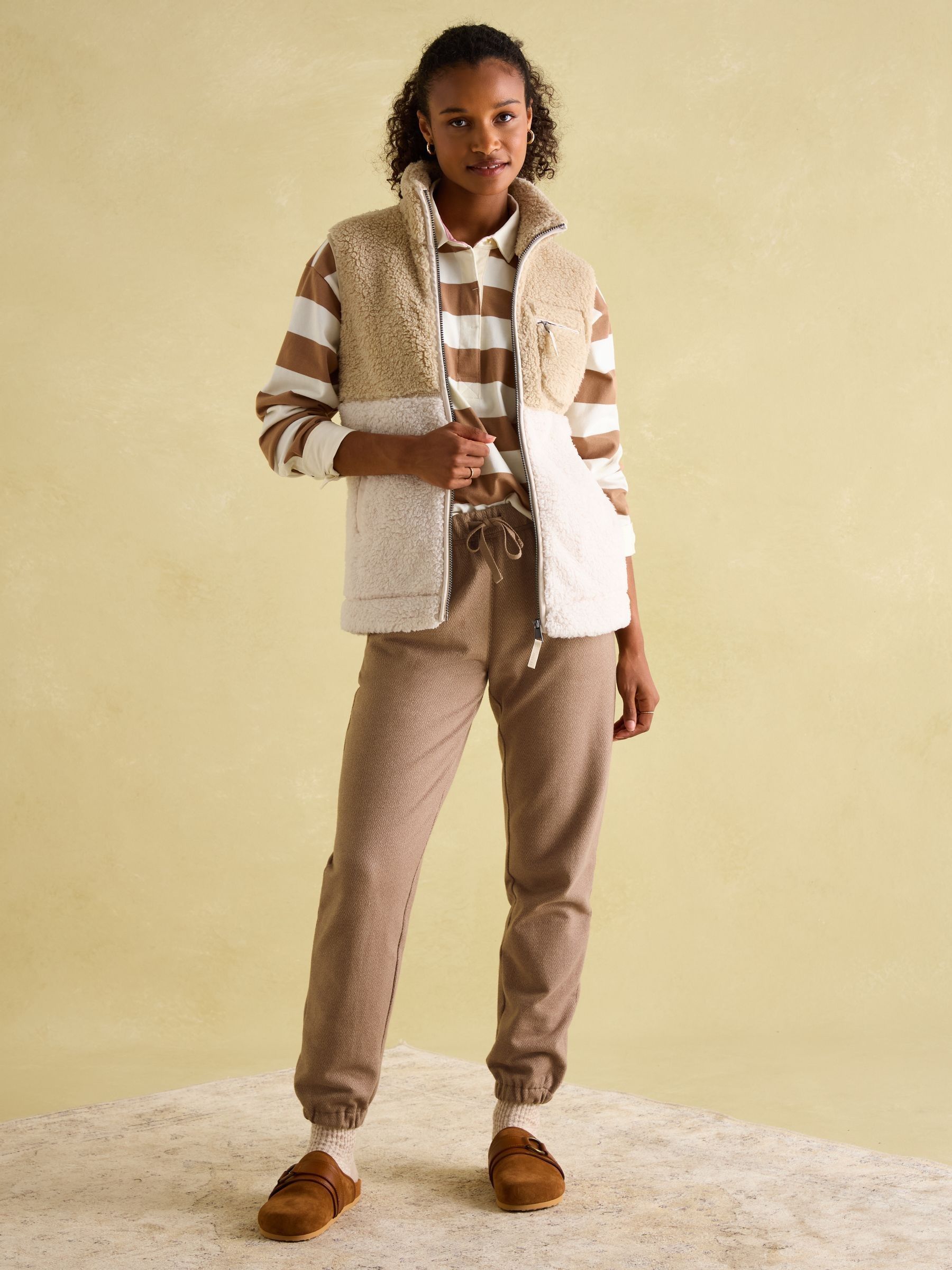 Cream fleece womens sale