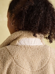Joules Mallory Cream Fleece Gilet - Image 6 of 7