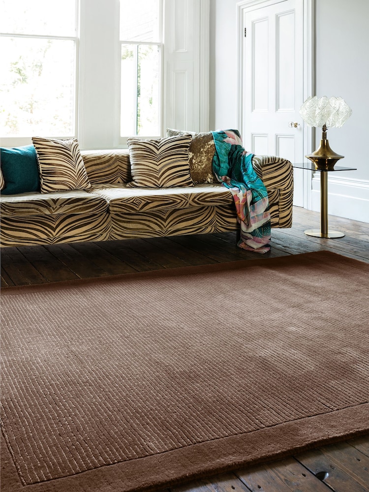Asiatic Rugs Chocolate Brown York Lustre Rug - Image 1 of 5