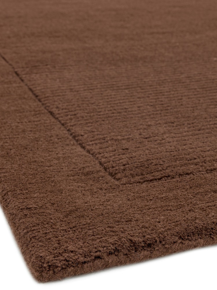 Asiatic Rugs Chocolate Brown York Lustre Rug - Image 5 of 5