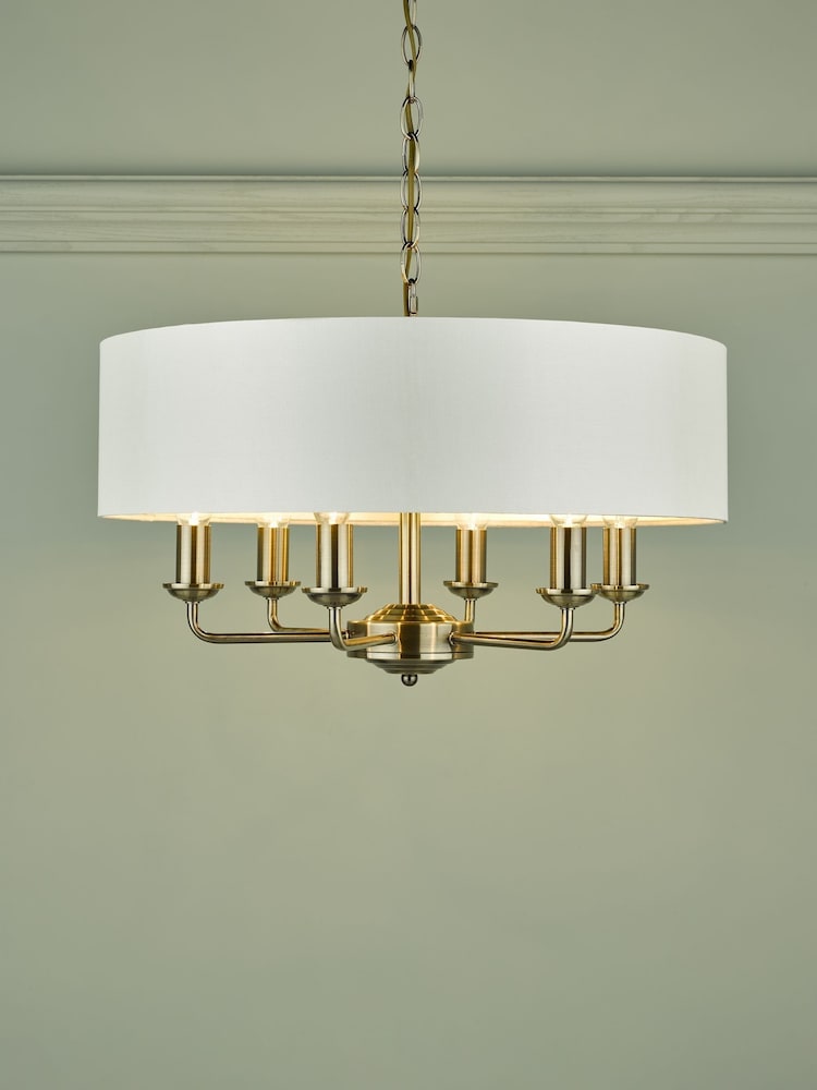 Laura Ashley Brass Sorrento Large Ceiling Light - Image 1 of 5