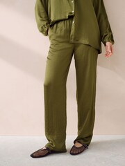 American Vintage Widland Relaxed Straight Leg Black Trousers - Image 1 of 6