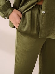 American Vintage Widland Relaxed Straight Leg Black Trousers - Image 3 of 6