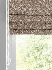 Gold Abstract Cut Velvet Made To Measure Roman Blinds - Image 2 of 7