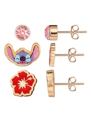 Peers Hardy Disney Lilo & Stitch Multicoloured Enamel Costume 3 Piece Earring Set - Image 5 of 6