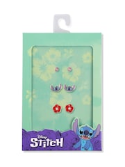 Peers Hardy Disney Lilo & Stitch Multicoloured Enamel Costume 3 Piece Earring Set - Image 6 of 6