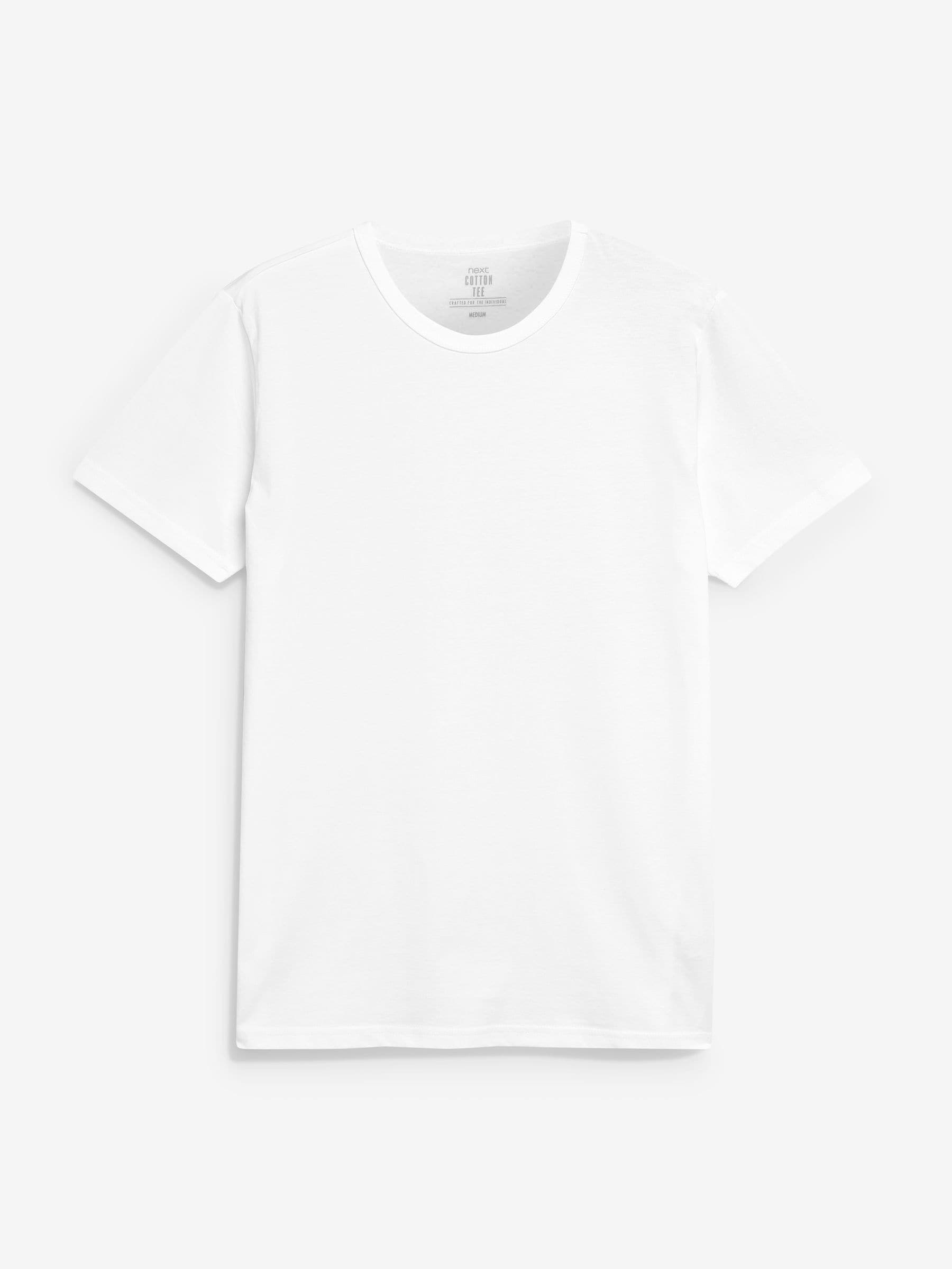 Buy Black/Grey Marl/White/Navy Slim Fit 100% Cotton Layering