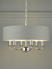 Laura Ashley Charcoal Sorrento Large Ceiling Light - Image 1 of 5
