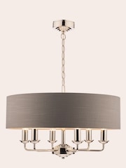 Laura Ashley Charcoal Sorrento Large Ceiling Light - Image 3 of 5