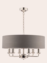 Laura Ashley Charcoal Sorrento Large Ceiling Light - Image 4 of 5
