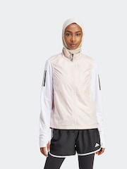 adidas Pink Own The Run Gilet - Image 2 of 6