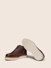 Oliver Sweeney Brown Hand-Finished Calf Leather Moc Toe Boots - Image 5 of 6