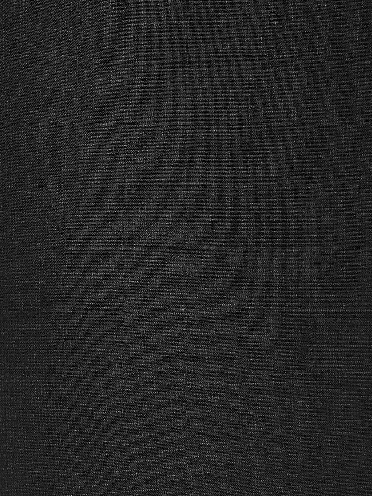 Black Regular Fit Wool Mix Textured Suit Waistcoat - Image 8 of 8