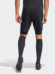 Negro - Pantalones cortos deportivos Tiro 24 2-en-1 de adidas - Imagen 3 de 8