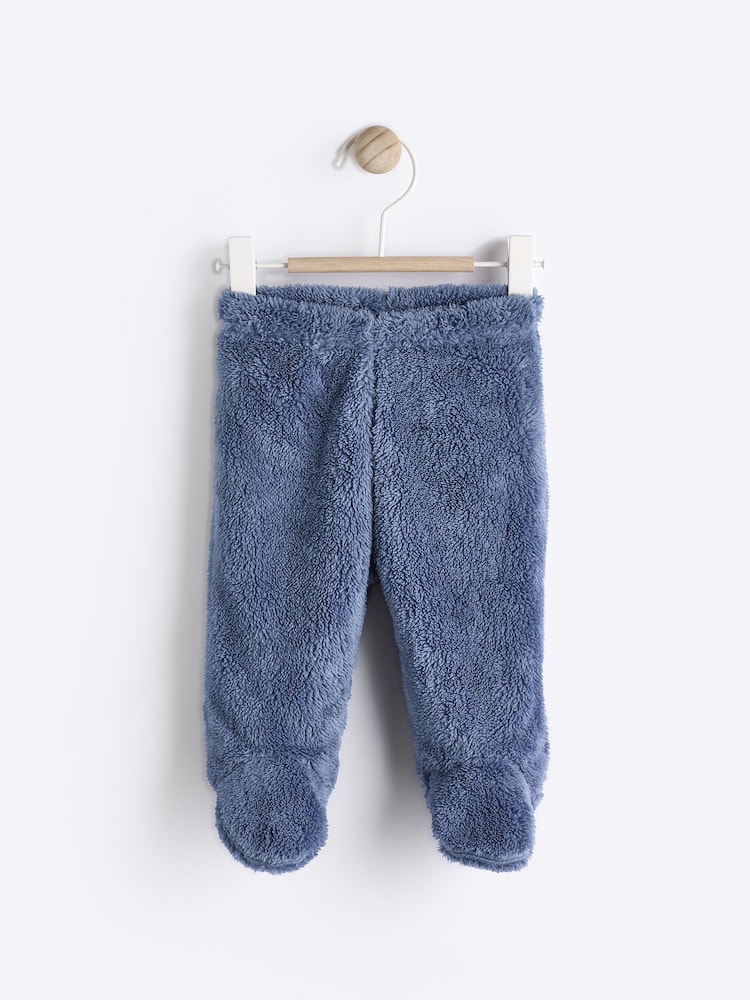 Navy Baby Cosy Fleece Leggings (0-9mths) - Image 1 of 4