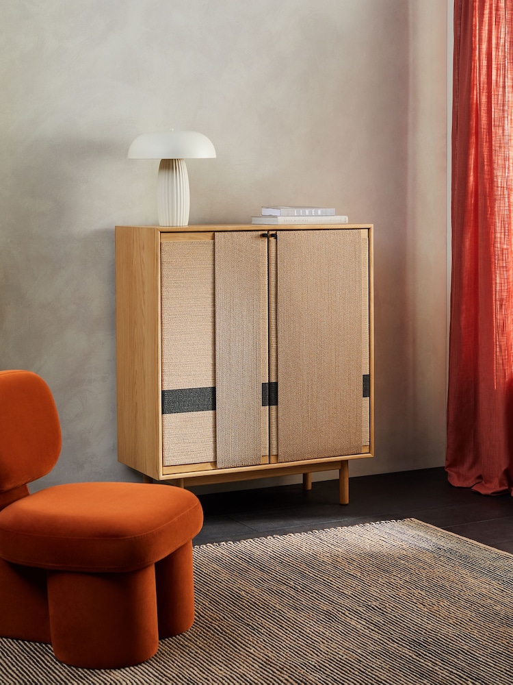 MADE.COM Oak Eden Highboard - Image 1 of 6