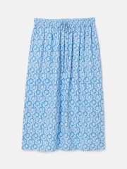 Joules Celia Blue Jersey Midi Skirt - Image 6 of 6