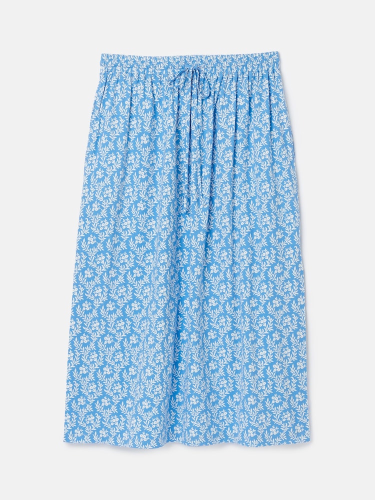 Joules Celia Blue Jersey Midi Skirt - Image 6 of 6 Joules Celia Blue Jersey Midi Skirt - Image 6 of 6