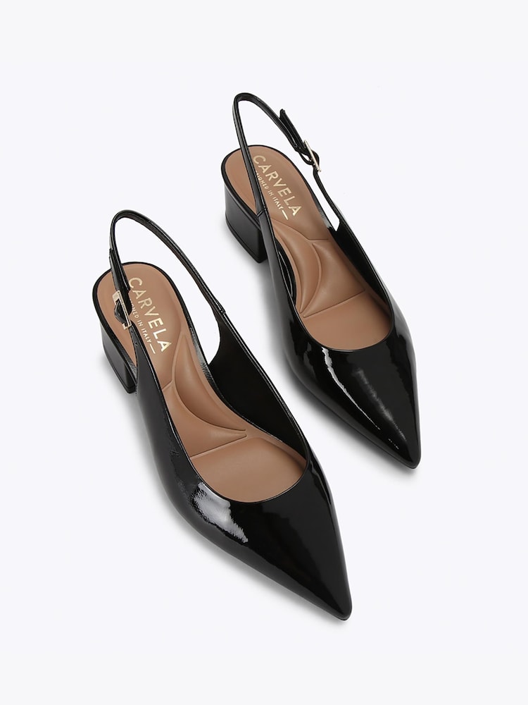 Carvela Black Armonia Sling Heels - Image 2 of 5 Carvela Black Armonia Sling Heels - Image 2 of 5