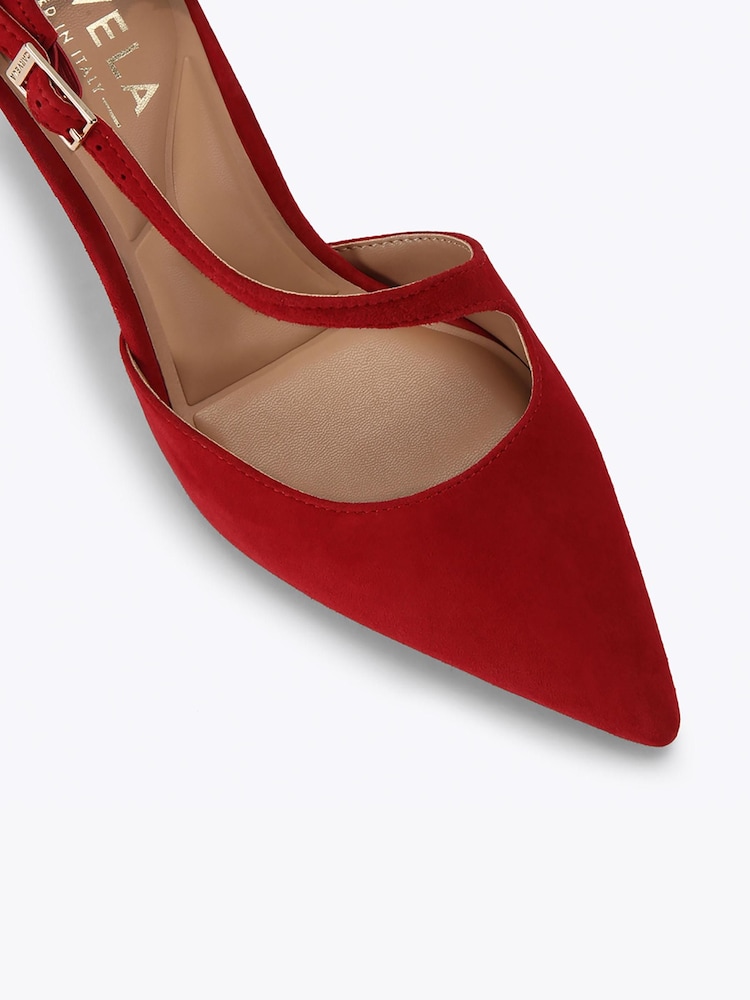 Carvela Red Lorita Court Heels - Image 5 of 5 Carvela Red Lorita Court Heels - Image 5 of 5