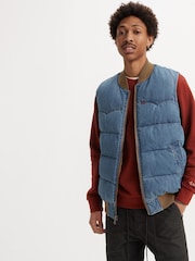 Levi's® Slightly Sidetracked Western Super Puffer 100% Cotton Vest - Image 3 of 7