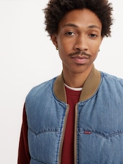 Levi's® Slightly Sidetracked Western Super Puffer 100% Cotton Vest - Image 4 of 7