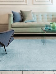 Asiatic Rugs Duck Egg Blue York Lustre Rug - Image 1 of 5