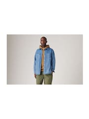 Levi's® Blue Bryant Padded Reversible 100% Cotton Overshirt - Image 2 of 7