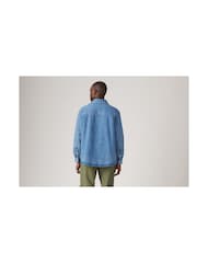Levi's® Blue Bryant Padded Reversible 100% Cotton Overshirt - Image 3 of 7