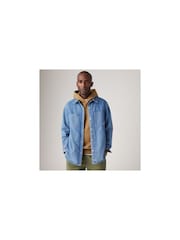 Levi's® Blue Bryant Padded Reversible 100% Cotton Overshirt - Image 4 of 7
