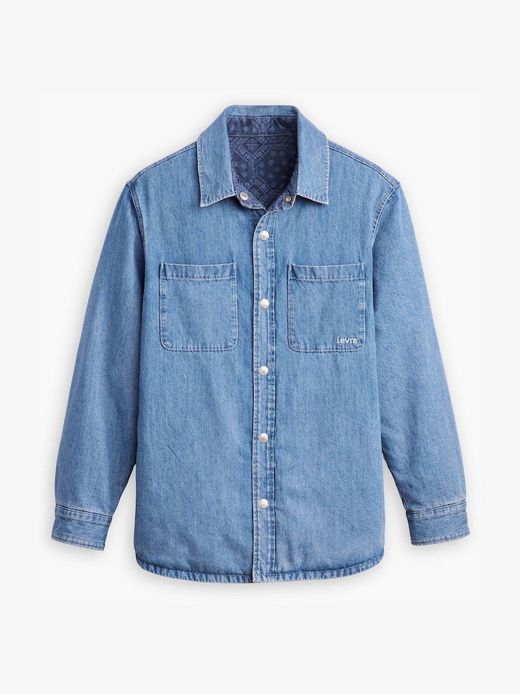 Albastru - Căptușeală reversibilă Bryant Levi's 100% bumbac - Image 5 of 7