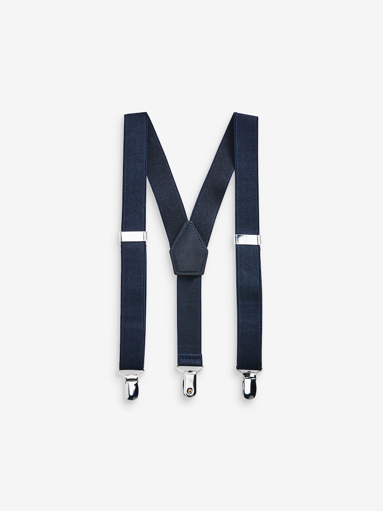 Navy Boys Braces - Image 1 of 2
