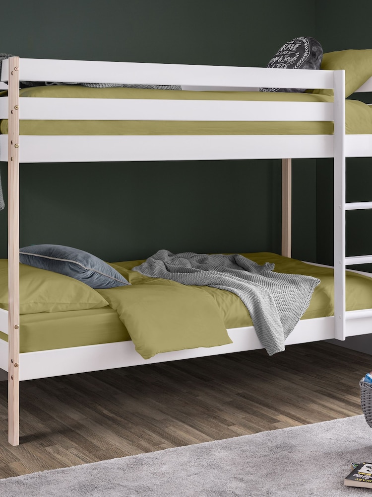 Julian Bowen White Nova Two Tone Bunk Bed - Image 1 of 3