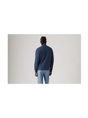 Levi's® Navy Monogram Bomber 100% Cotton Jacket - Image 2 of 6