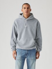 Levi's® Grey Heather Baby Tab Fleece Hoodie - Image 1 of 5