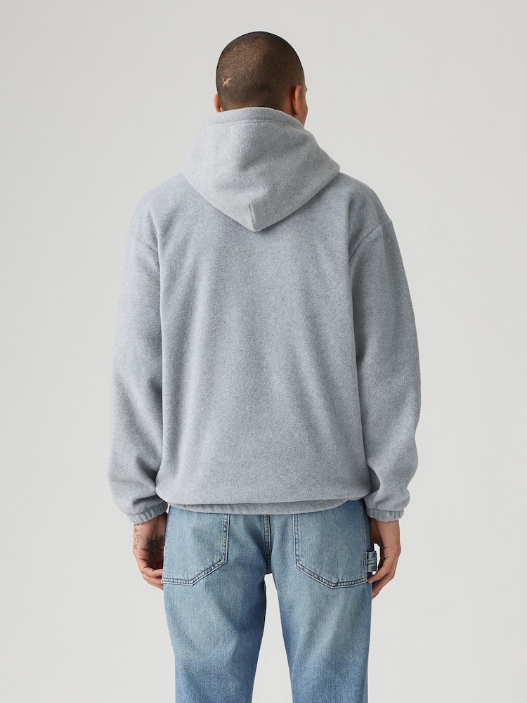 Levi's® Grey Heather Baby Tab Fleece Hoodie - Image 2 of 5