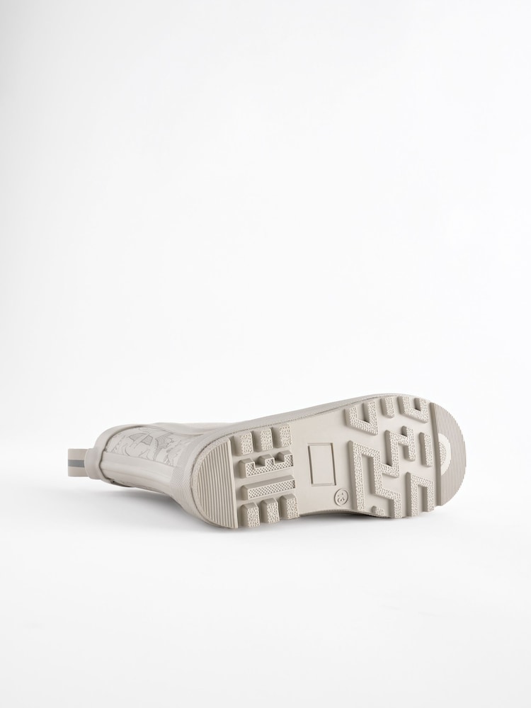 Neutral Dinosaur Warm Lined Ankle Wellies - Image 3 of 5