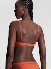 Tommy Hilfiger Orange Bralette Bikini Top - Image 2 of 4