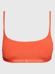 Tommy Hilfiger Orange Bralette Bikini Top - Image 4 of 4