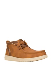 HEYDUDE Brown Wally Mid GripR Classic Boots - Image 2 of 4